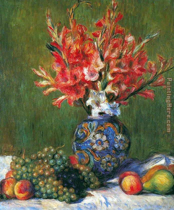 Pierre Auguste Renoir Flowers and Fruit